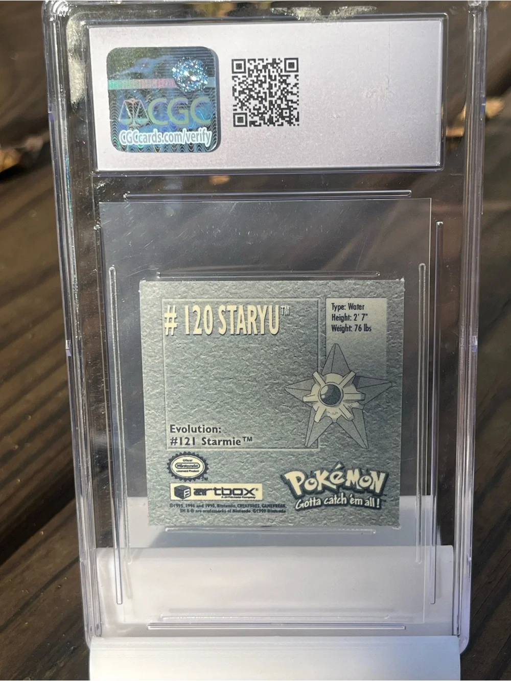Pokemon Staryu Sticker - Yellow, Orange, Blue